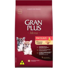 Ração GranPlus Menu Raças Pequenas Frango e Arroz para Cães Filhotes